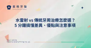 水雷射 vs 傳統牙周治療怎麼選？5 分鐘搞懂差異、優點與注意事項